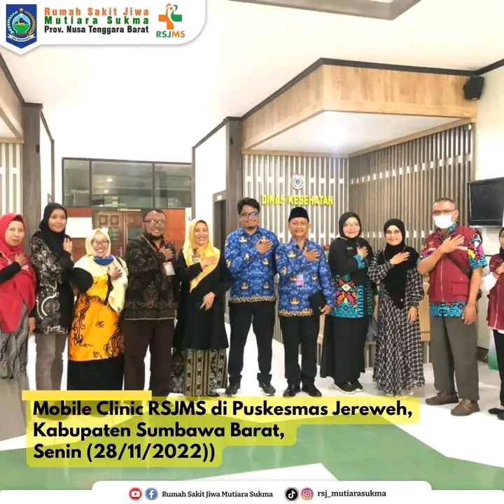 LAYANAN MOBILE CLINIC RSJMS DI PUSKESMAS JEREWEH KSB